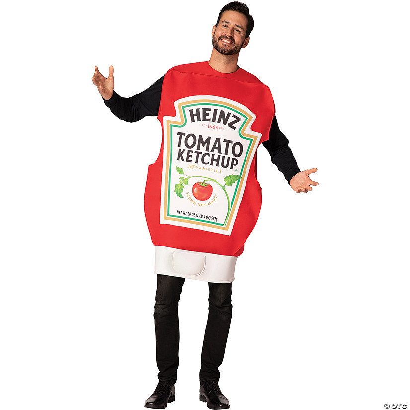 Adults Heinz&amp;#8482; Ketchup Squeeze Bottle Costume Image