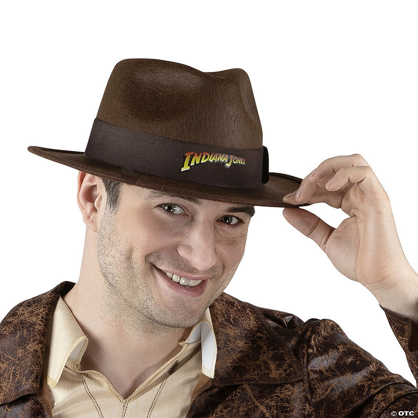 Adults Indiana Jones Fedora Hat One-Size-Fits-All Image