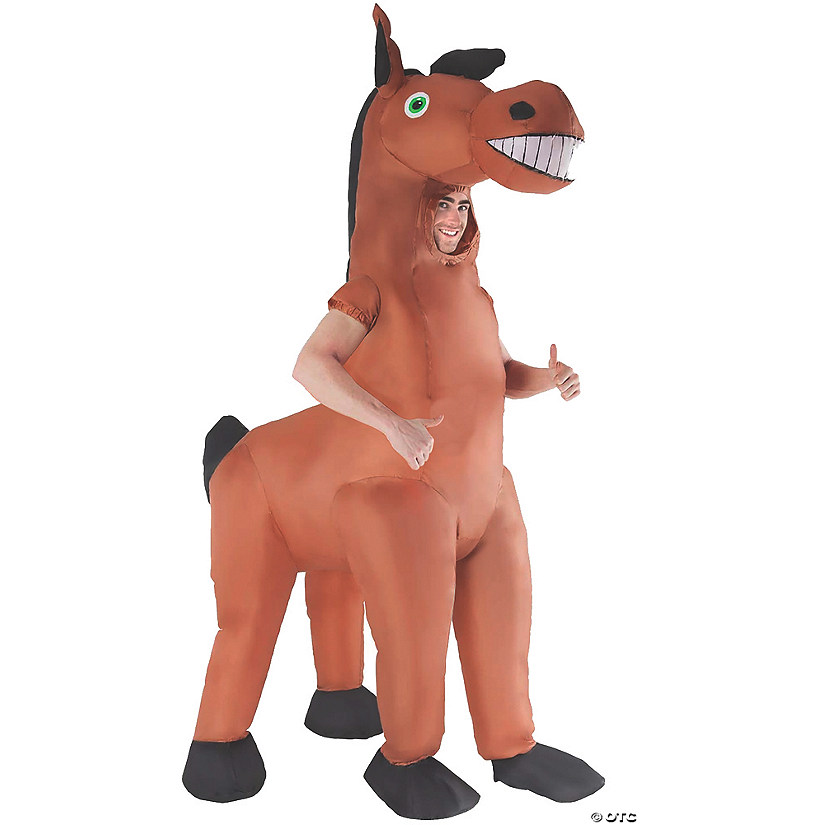 Adults Inflatable Horse Costume Image