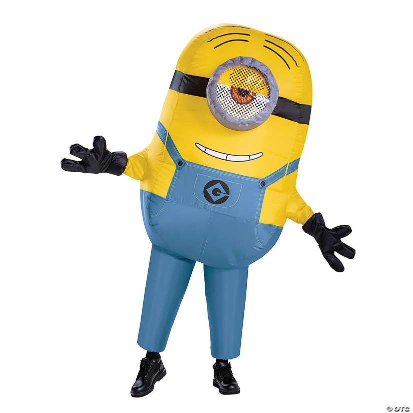 Adults Inflatable Minion&amp;#8482; Stuart Costume Image