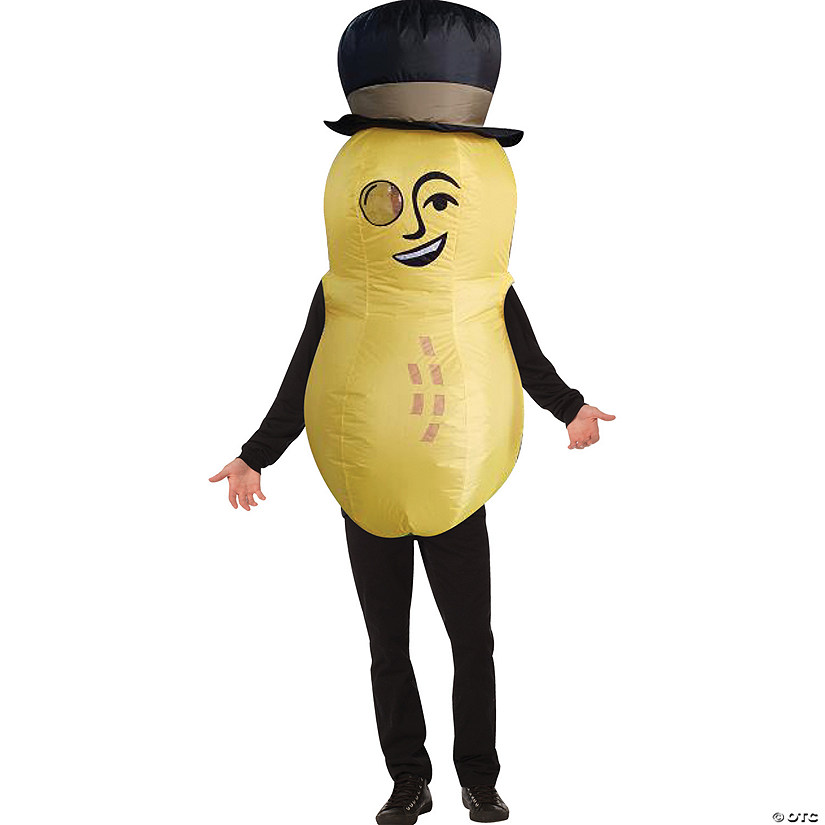 Adults Inflatable Planters Mr. Peanut Costume Image