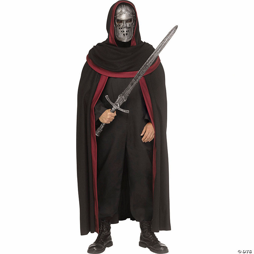 Adults Iron Knight Hooded Robe Costume - One Size Image