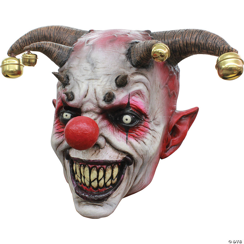 Adults Jingle Jangle Clown Mask Image