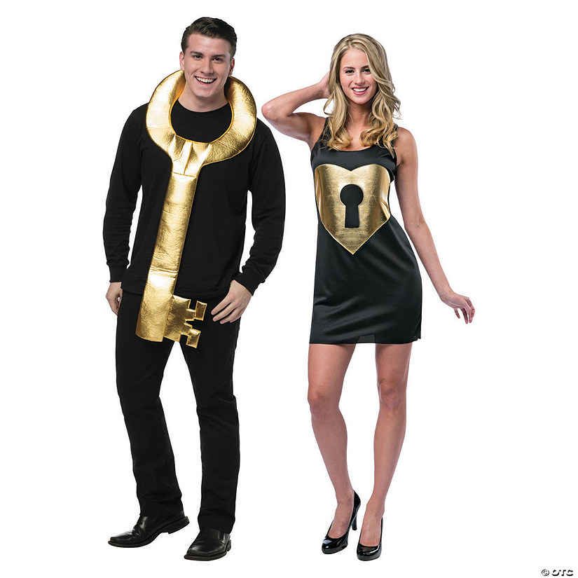 Adults Key to my Heart Couples Costume Image