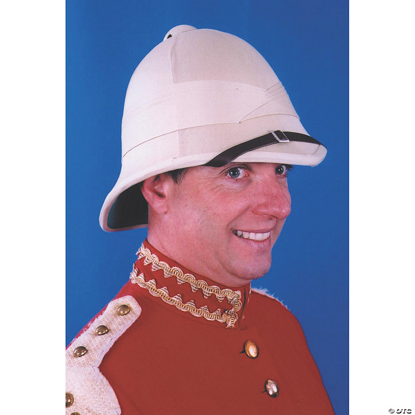 Adult's Khaki British Pith Hat Image