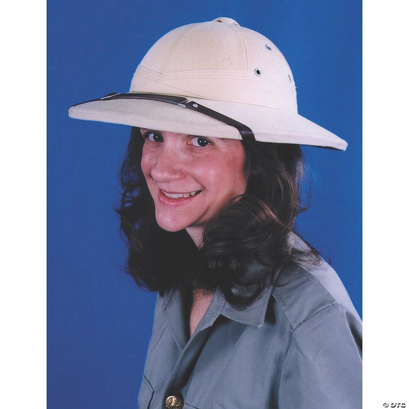 Adult's Khaki French Pith Hat Image