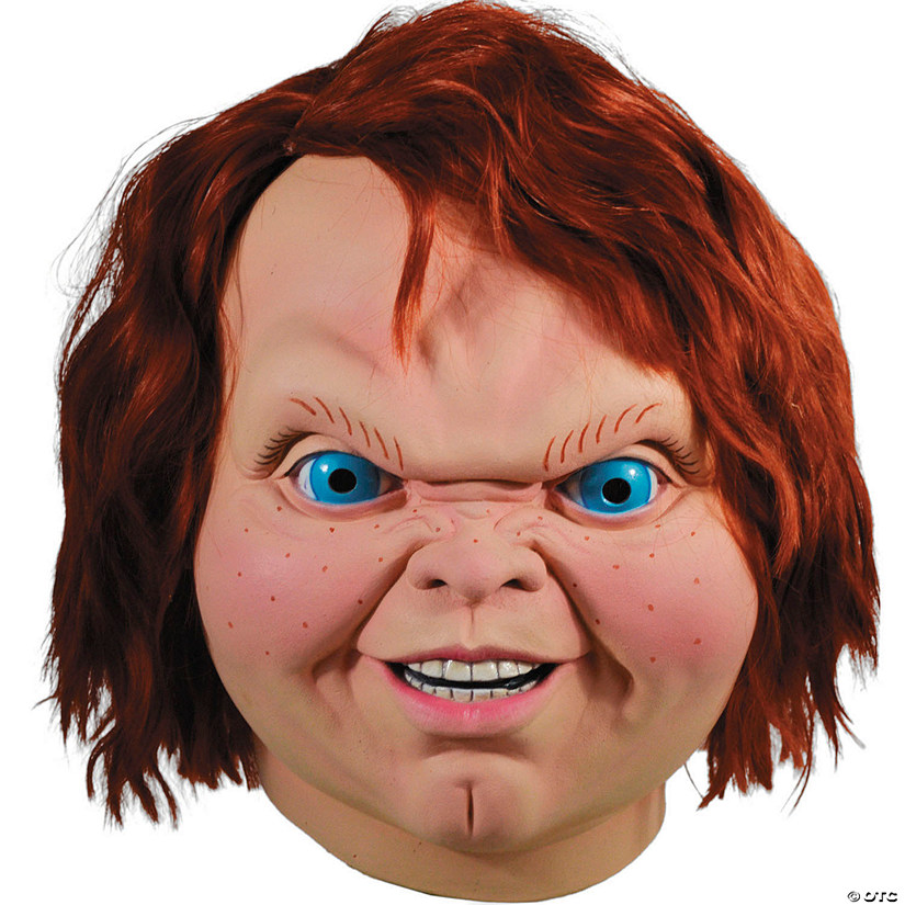Adults Kids Play 2&amp;#8482; Chucky Overhead Latex Mask - One Size Image