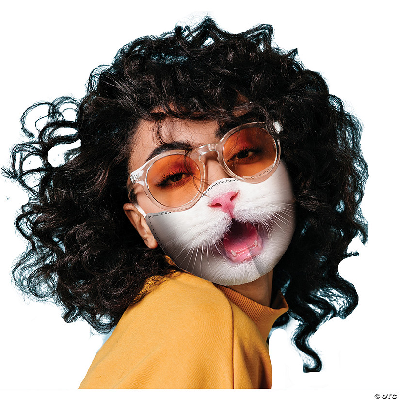 Adult's Kitty Cat Mask Cover Image