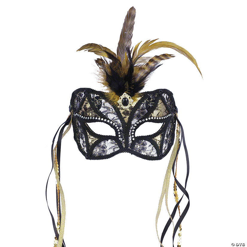 Adult's Lace Venetian Mask Image