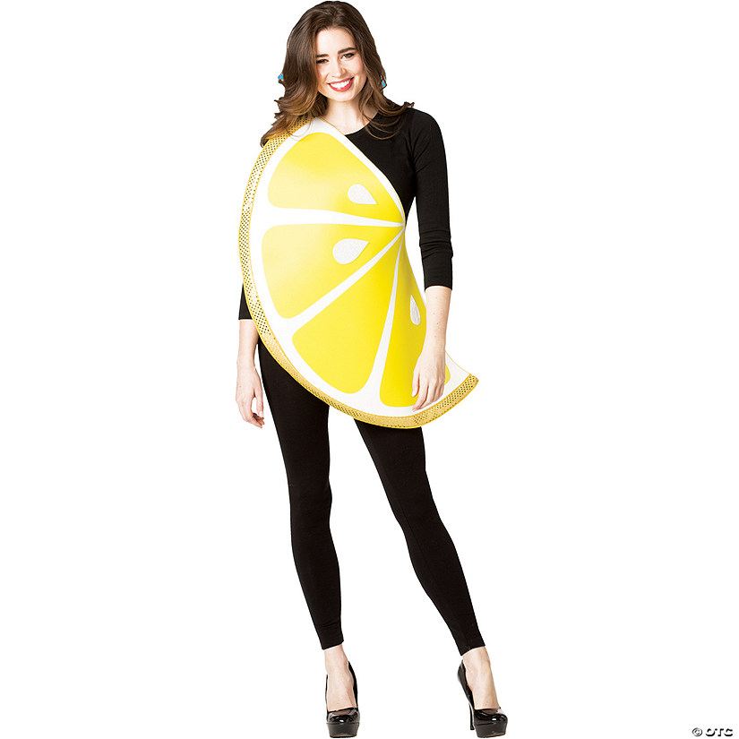 Adults Lemon Slice Costume Image