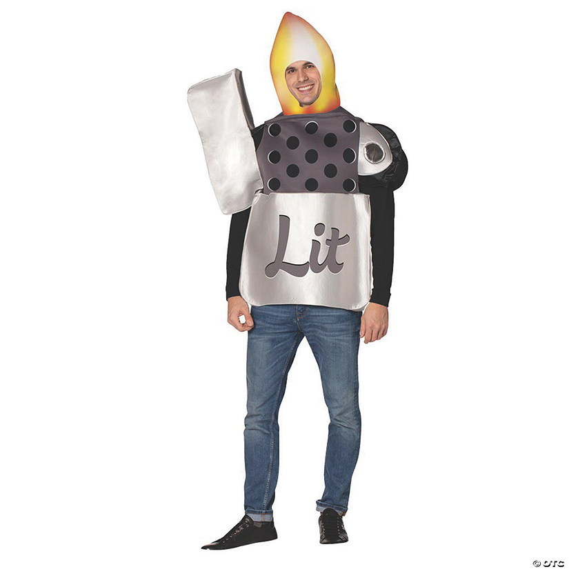 Adult's Lit Lighter Costume Image