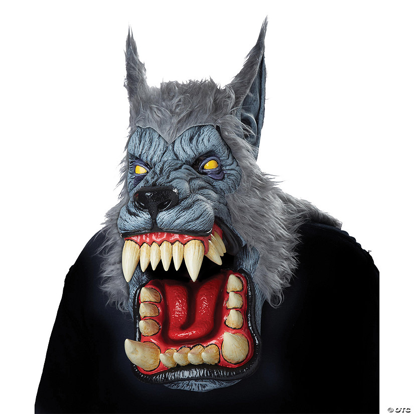 Adult's Lunar Psycho Werewolf Mask Image