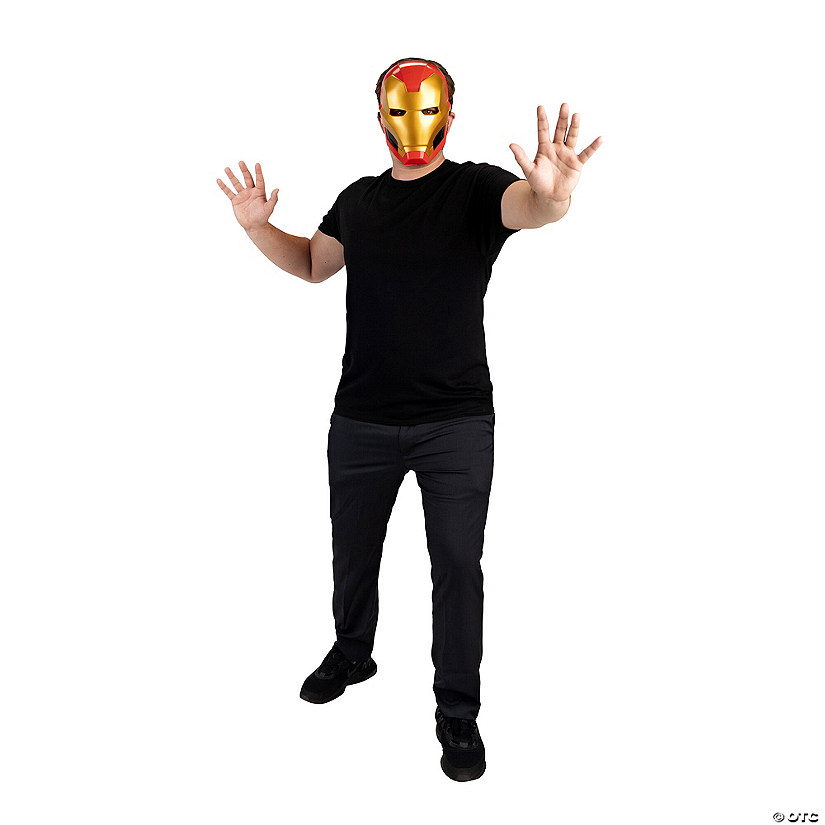 Adults Marvel Iron Man Plastic Half Mask Image