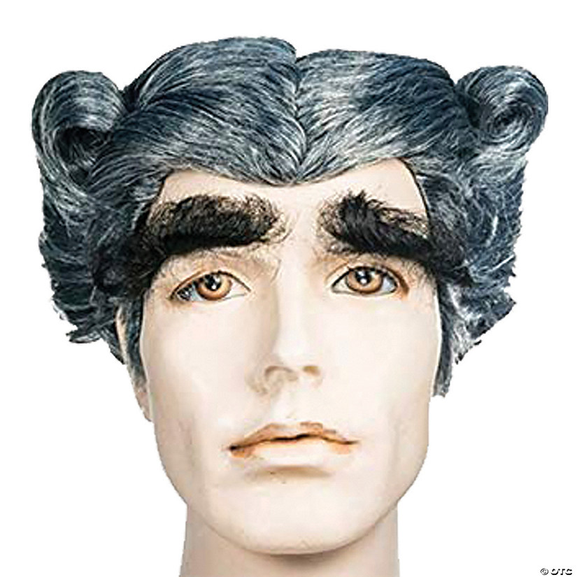 Adults Mayor Hoo Center Part with Side Curls Wig Image