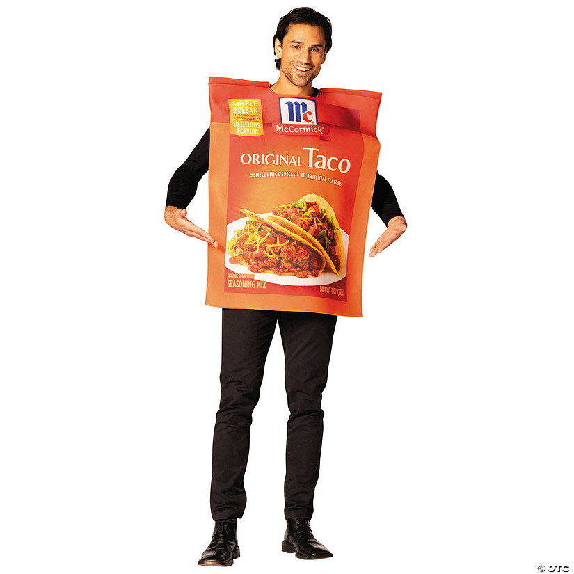 Adults McCormick&#8482; Taco Seasoning Packet Costume Image