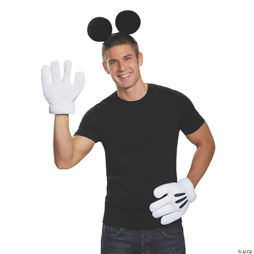 Adult's Mickey Mouse Ears and Gloves Kit Image
