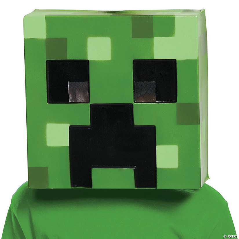 Adult's Minecraft Creeper Vacuform Mask Image