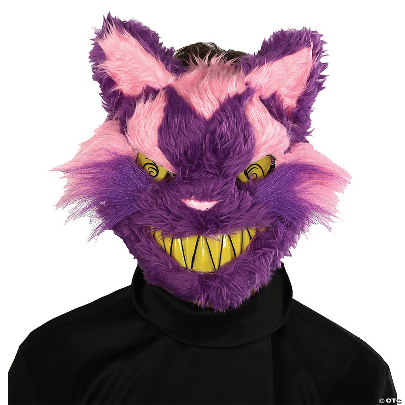 Adult's Mischievous Cat Mask Image