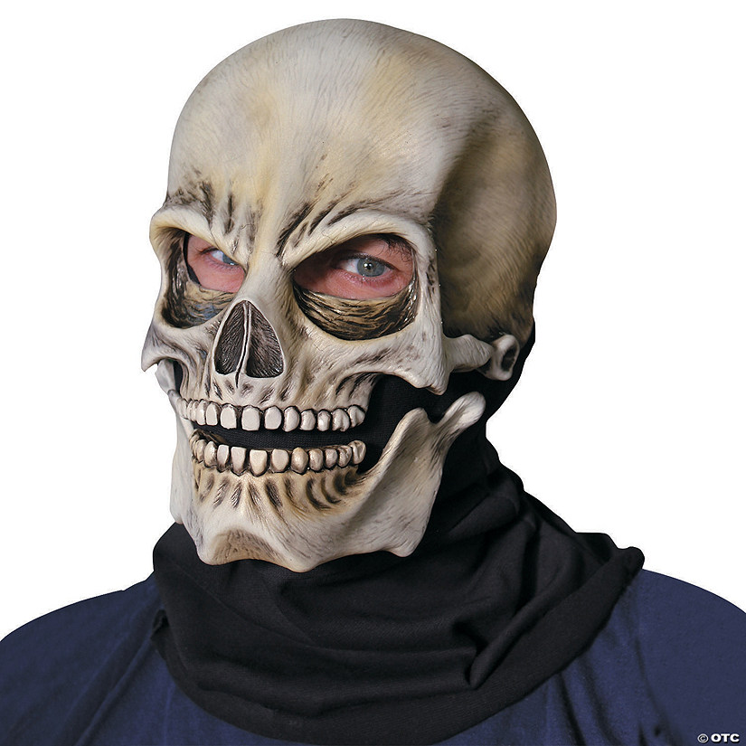 Adult's Moving Jaw Skull Mask Image