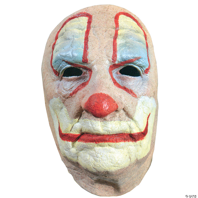 Adult's Old Clown Face Mask Image