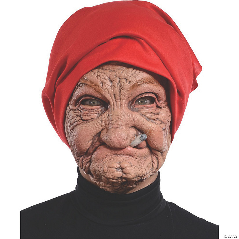 Adults Old Grandma Mask Image