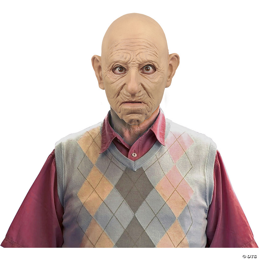 Adults Old Man Latex Mask Image