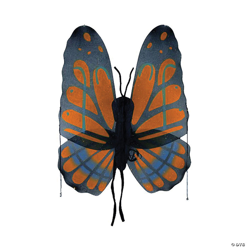 Adults Orange Butterfly Wings Image