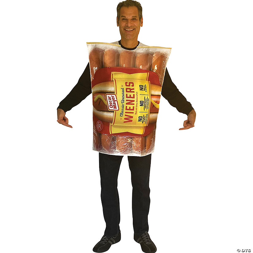 Adults Oscar Mayer&#8482; Weiner Package Costume Image