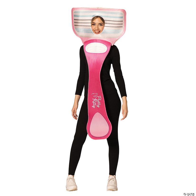 Adults Pink Razor Costume Image