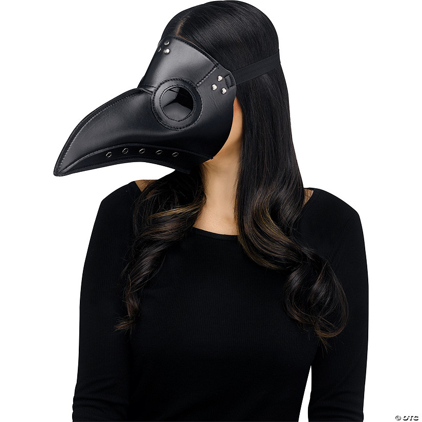 Adults Plague Doctor Faux Leather Mask Image