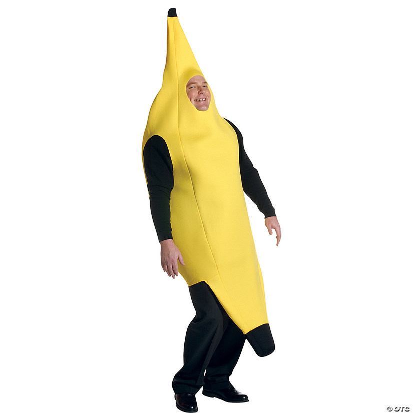 Adults Plus Size Banana Costume Image