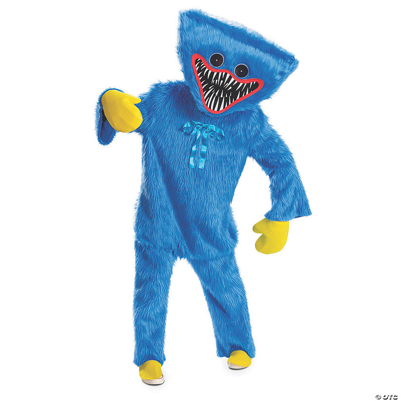 Adults Poppy's Playhouse Huggy Wuggy Costume Image