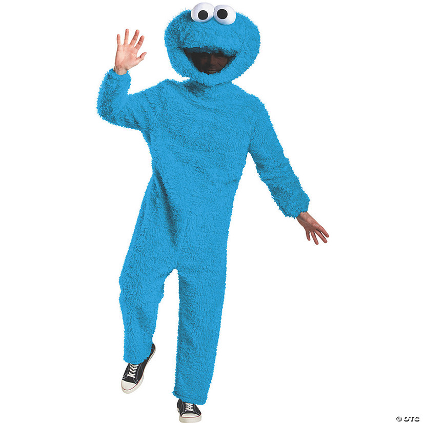 Adult's Prestige Sesame Street Cookie Monster Costume Image