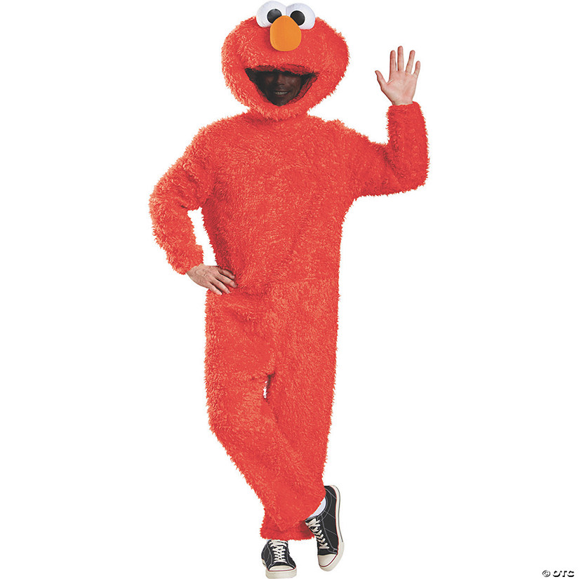 Adults Prestige Sesame Street Elmo Costume Image