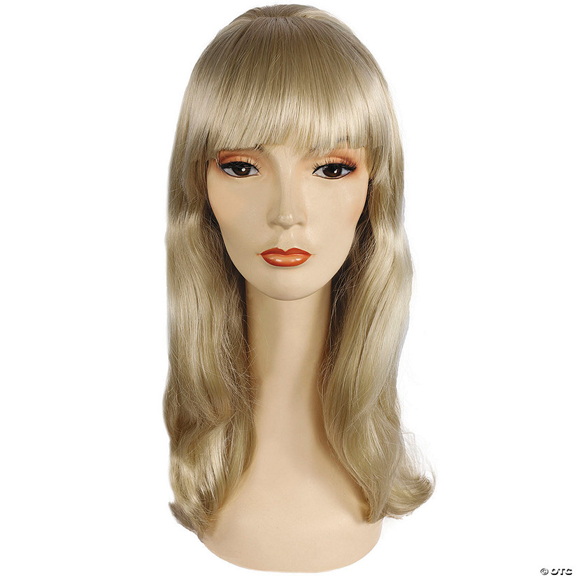 Adults Priscilla Long-Haired Straight with Bangs Wig Image