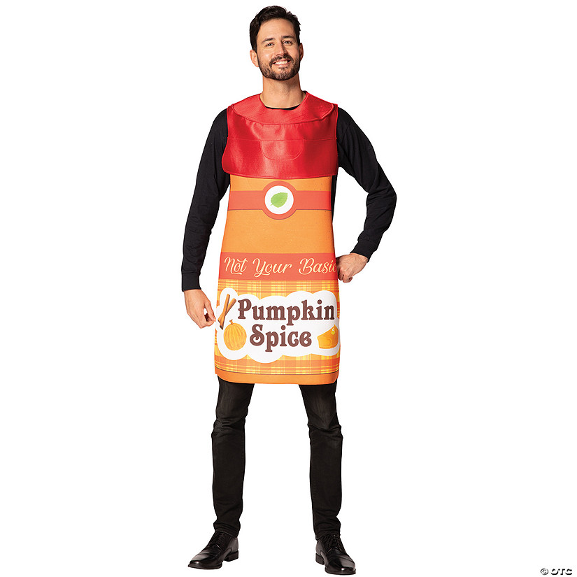 Adults Pumpkin Spice Seasoning Costume Image