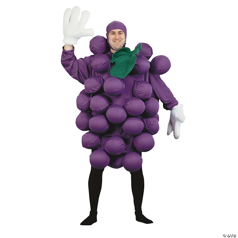 Adults Purple Grapes Costume - Standard Image
