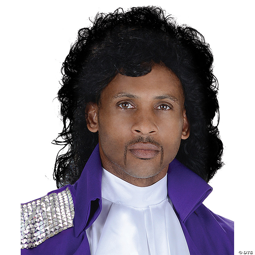 Adults Purple Pop Star Wig Image