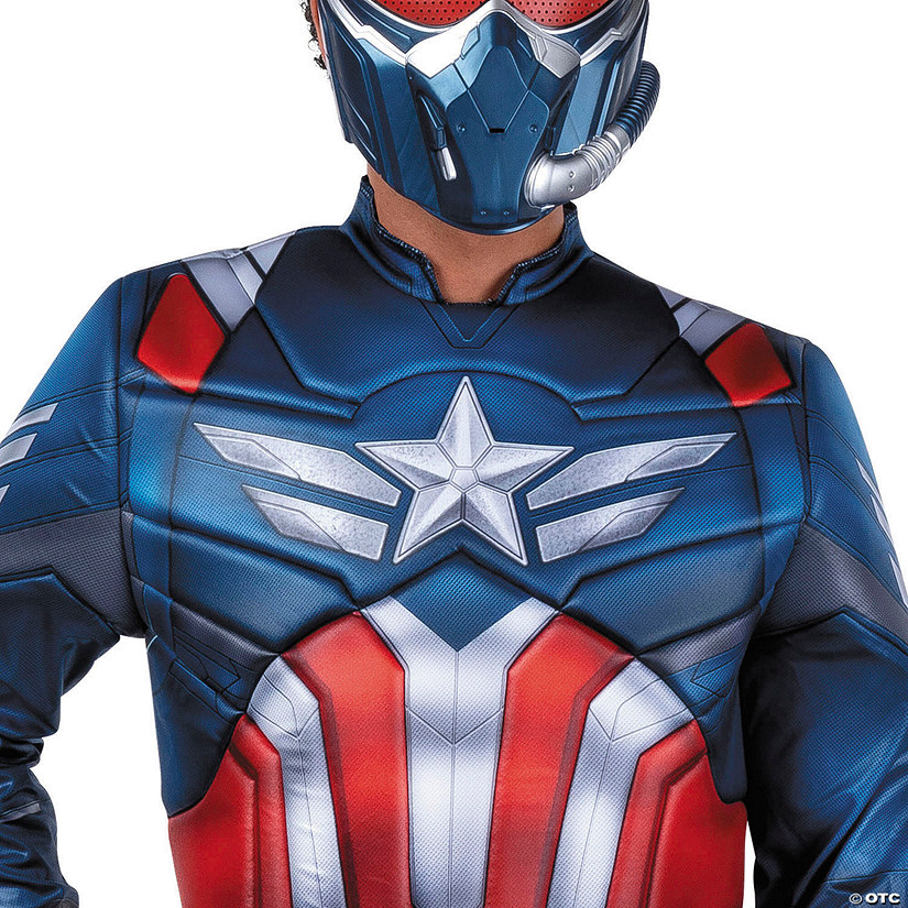 Adults Qualux Marvel Captain America: Brave New World&amp;#8482; Captain America Jumpsuit Costume Image