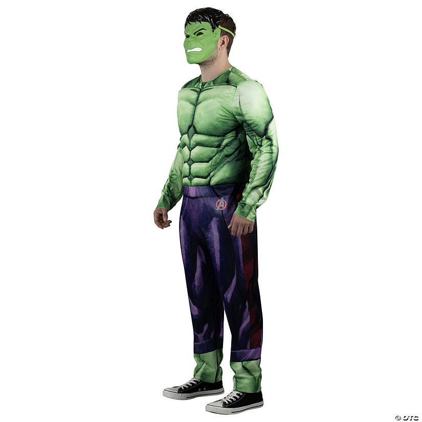 Adults Qualux Marvel Hulk Jumpsuit Costume Image
