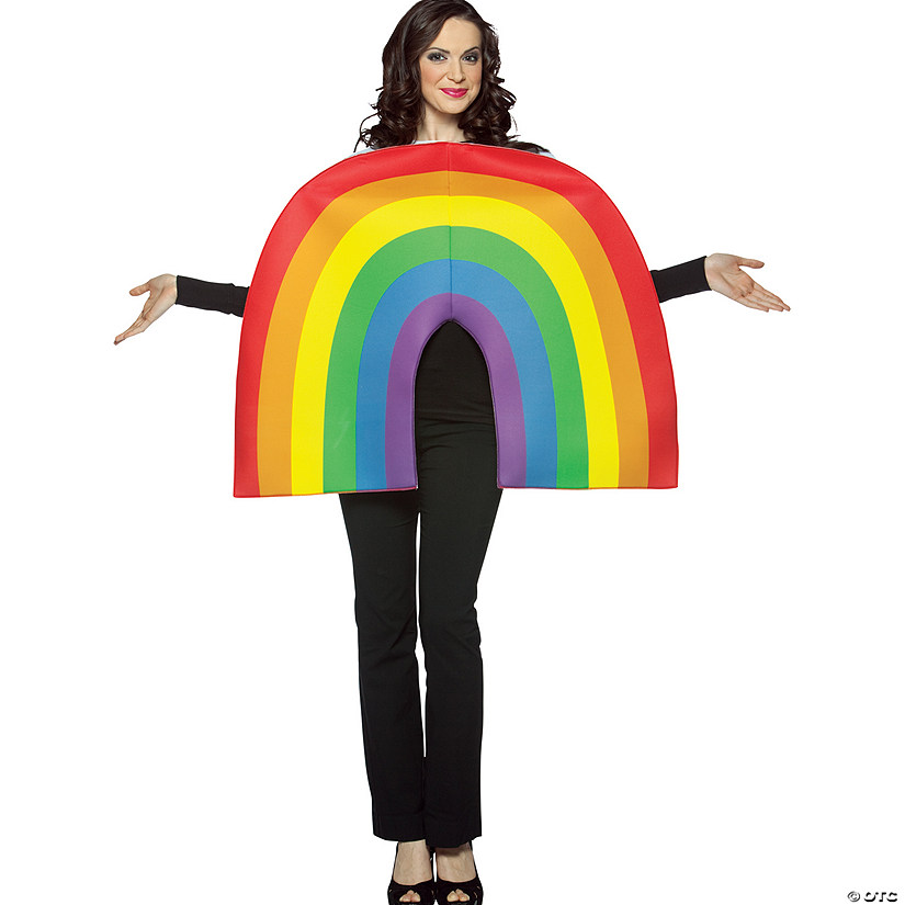 Adults Rainbow Costume Image