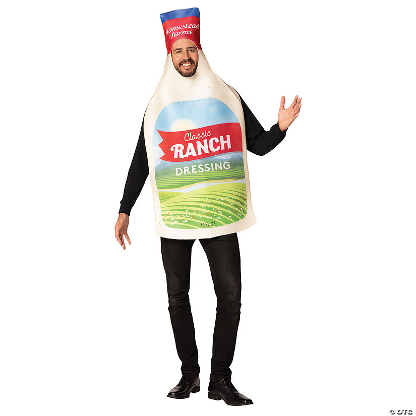 Adults Ranch Dressing Bottle Costume Image