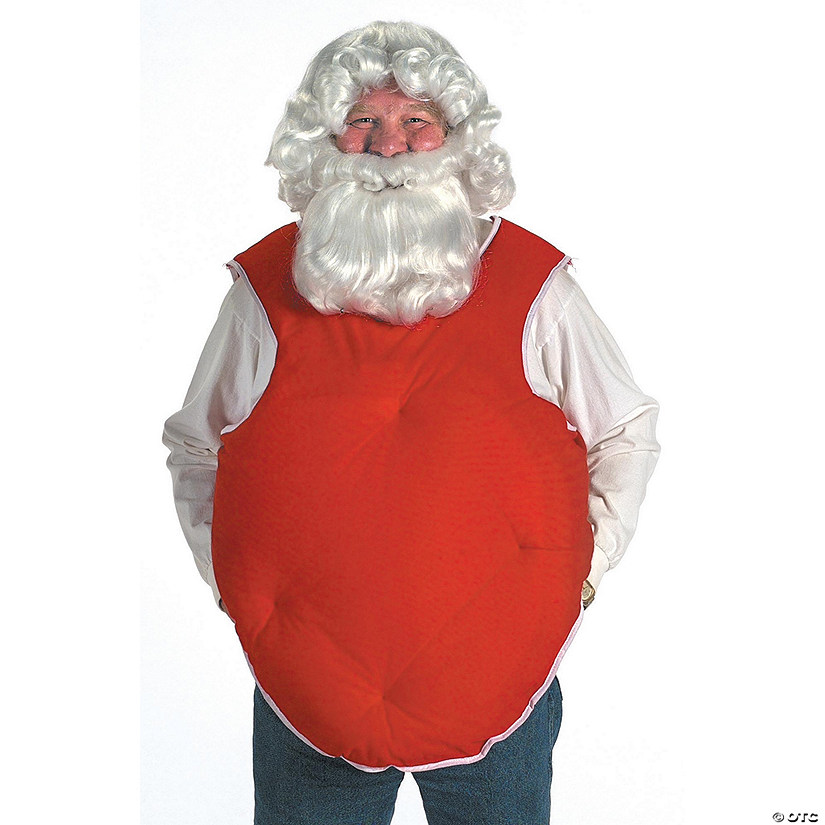 Adults Red Santa Belly Suit Stuffer Image