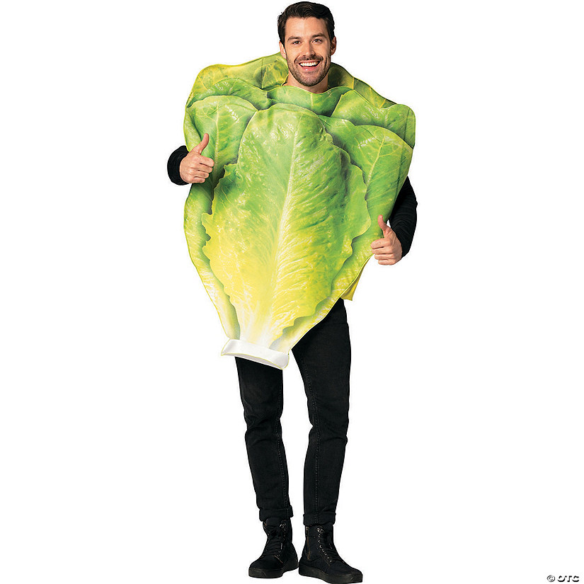 Adults Romaine Lettuce Leaf Costume Image