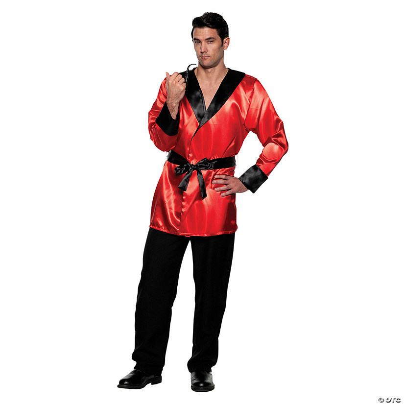 Adults Satin Smoking Jacket Costume | Halloween Express