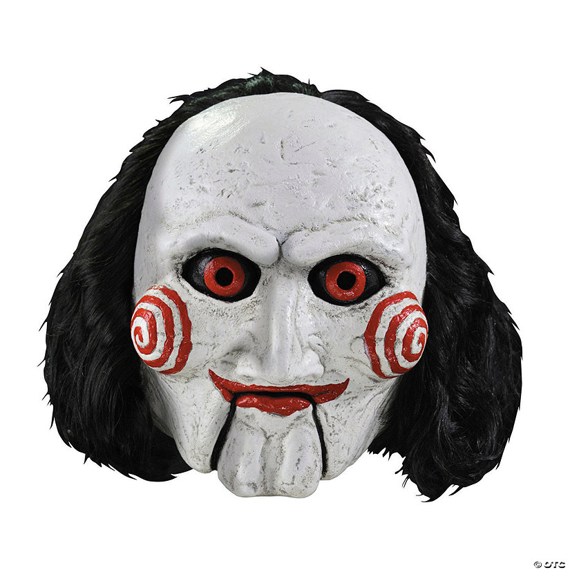 Adults Saw&amp;#8482; Billy the Puppet Latex Mask - One Size Image