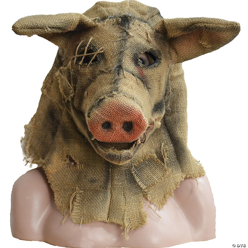 Adult's Scarecrow Pig Mask Image