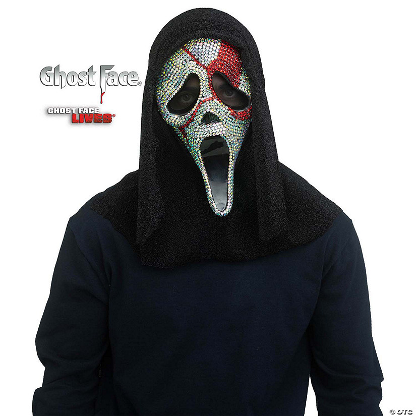 Adults Scream&#8482; Ghost Face<sup>&#174;</sup> Bloody Bling Mask Costume Accessory Image