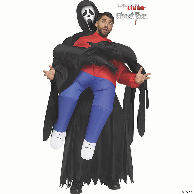 Adults Scream&#8482; Ghost Face<sup>&#174;</sup> Piggyback Inflatable Costume Image