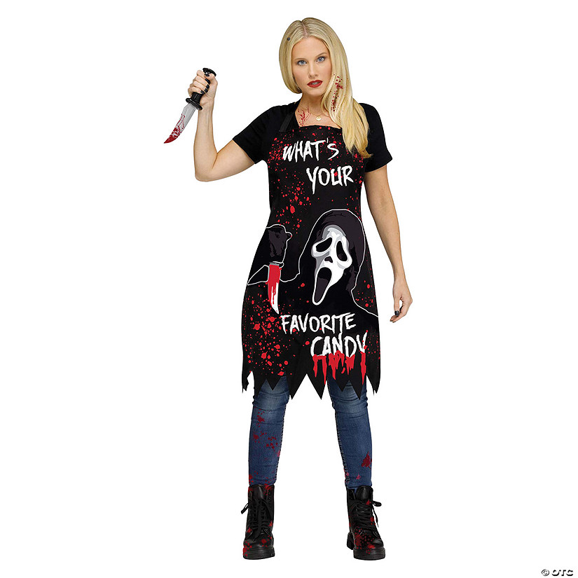 Adults Scream&amp;#8482; Ghostface Horror Apron Costume Accessory Image